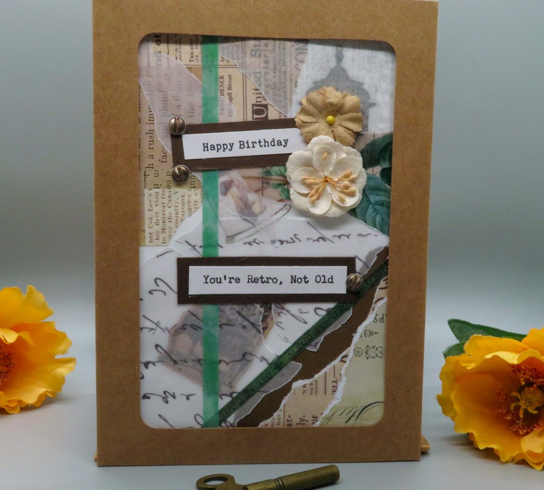 Birthday card by Torn Edges