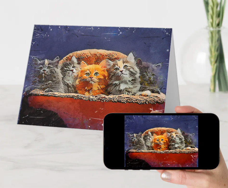 watercolor of kittens